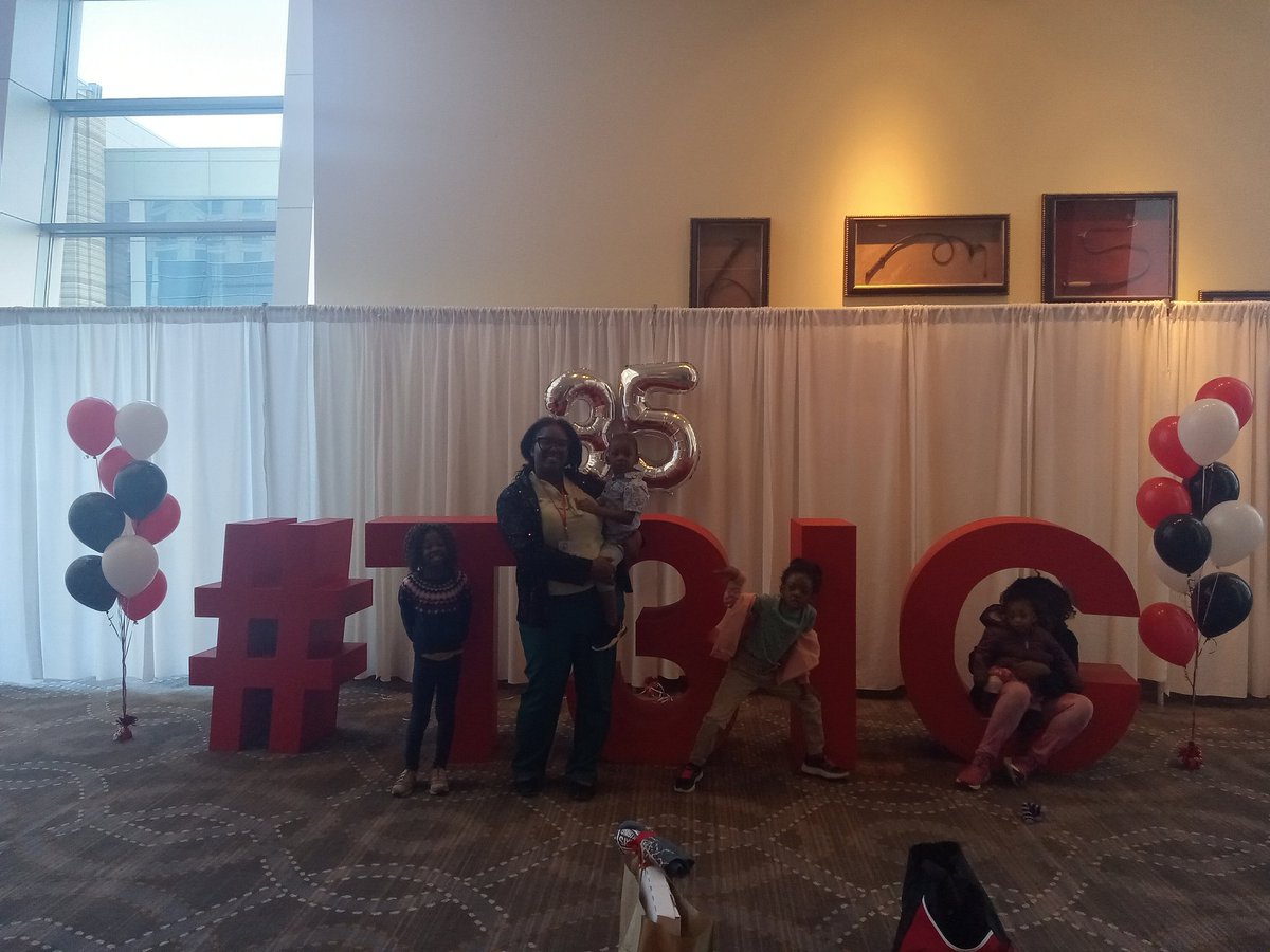 I am so happy to be able to do this work alongside my hubby @KudaisiMatthew! Though we had to switch off watching our kids during the conference, we still had a really great time at the #T3IC conference! The kids also had some fun as well! #STEMCouple #science #mathematics