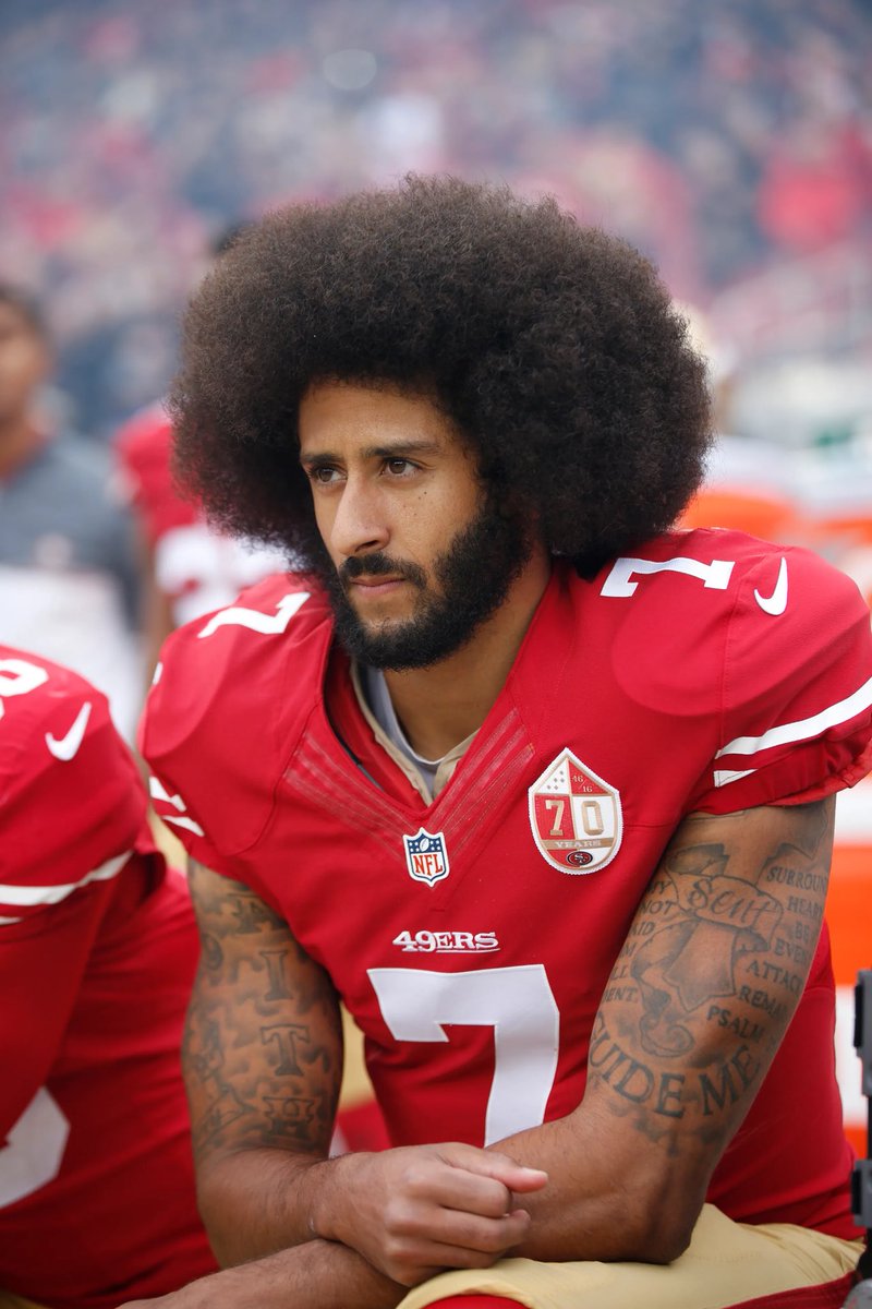 ninaturner's tweet photo. Today, two Black quarterbacks will start in the #SuperBowl for the first time.

With the backdrop of the murder of Tyre Nichols, let’s take a moment to acknowledge another Black quarterback’s sacrifice for protesting against police brutality. https://t.co/XivJRtwyA7
