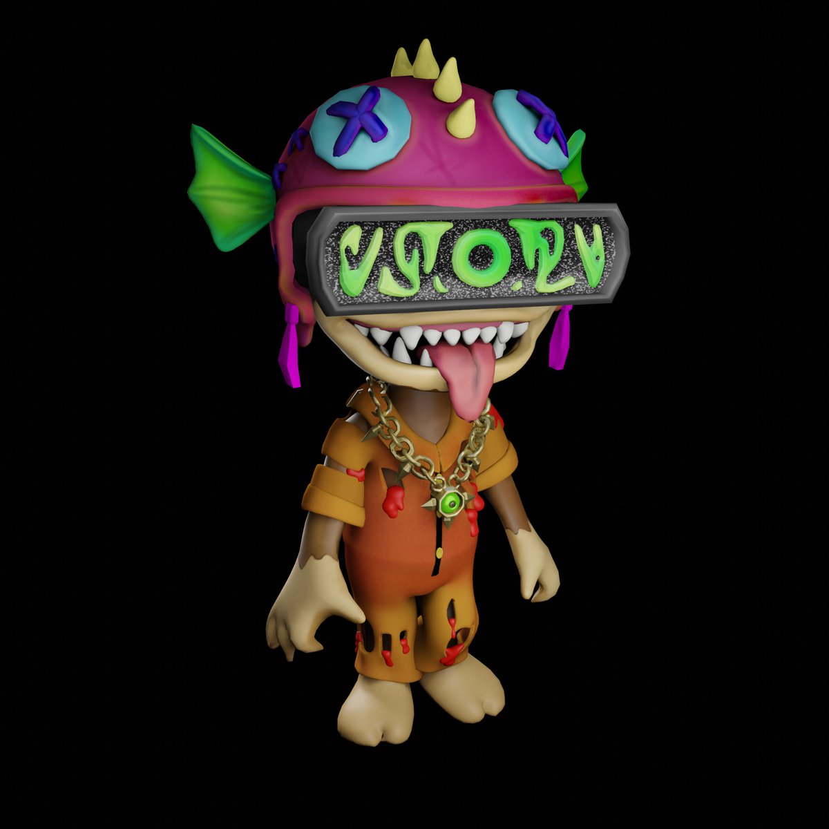 Notigang like this tweet in the next 69 minutes for the chance to win a ETHvil biting Franken Monster vial