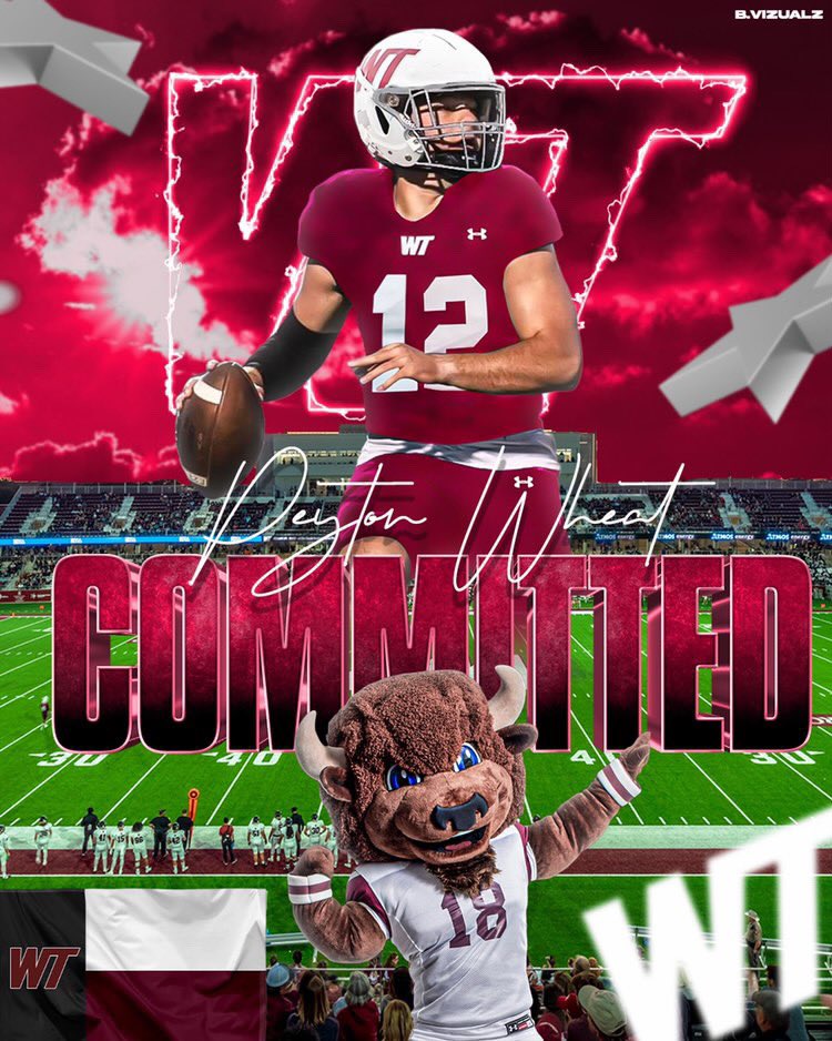 Excited for the next chapter of my life… #committed <a href="/WTAMUFootball/">Buffalo Football</a> 
<a href="/CoachJoshLynn/">Josh Lynn</a> <a href="/CoachKyser/">Chase Kyser</a> <a href="/CoachWatkins91/">Chris Watkins</a>