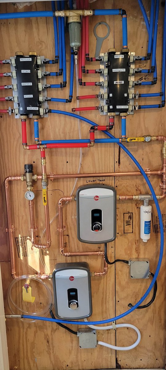 GoGreenMandR's tweet image. We had to get creative with this install,  #workwithwhatyouhave #tankless