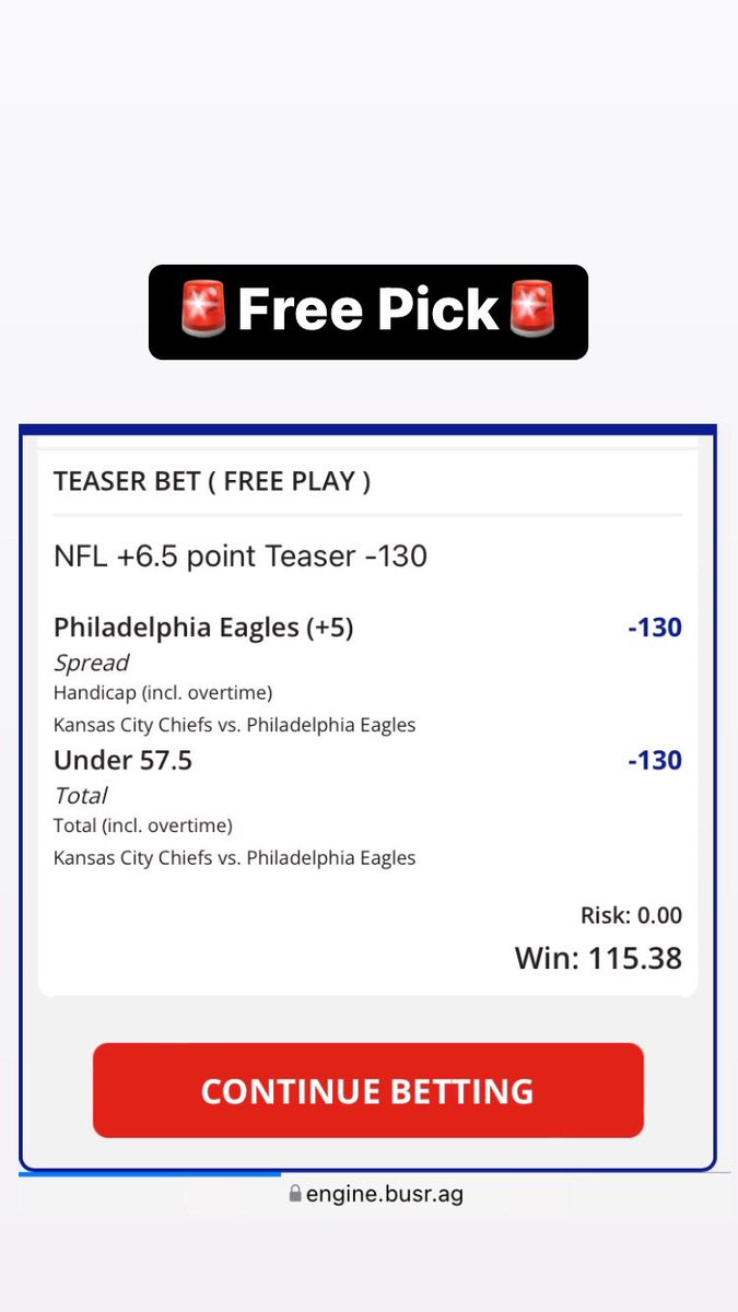 bankedoffniko's tweet photo. Let’s 🍽

#SuperBowl #NFL #SportsPicks #GamblingTwitter https://t.co/OysYSsbqfe