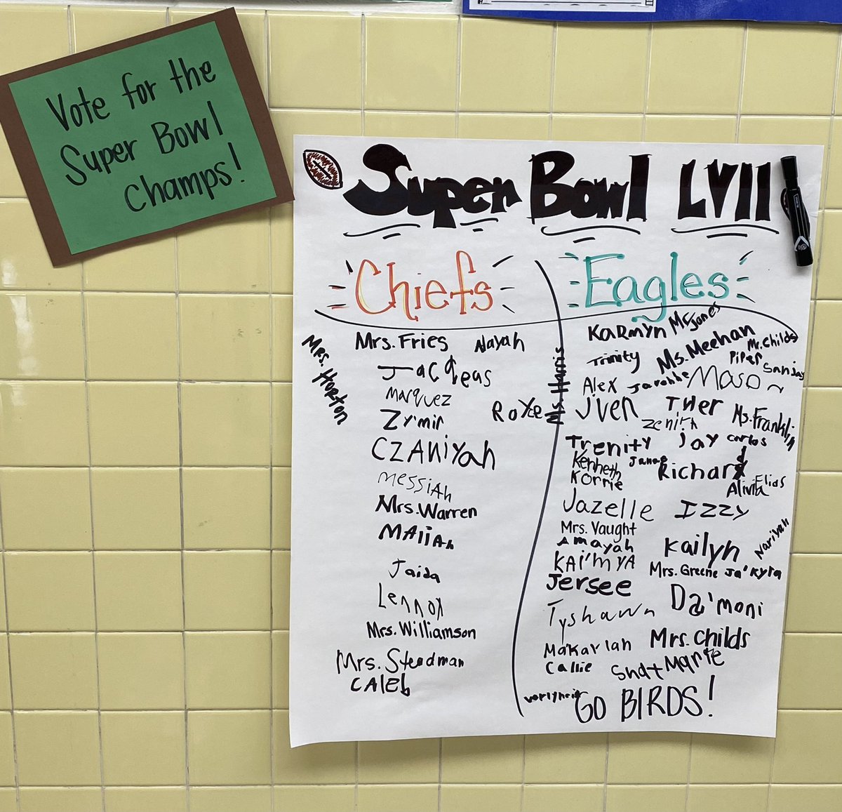 I know there’s plenty of <a href="/RBWTinyTigers/">RBWTinyTigers</a> who are excited to see if they made the right prediction tonight!! 🏈🏈🏆🏆 <a href="/mrs_tonichilds/">Toni Childs</a>