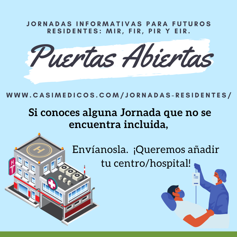 casimedicos's tweet photo. Jornadas De Puertas Abiertas Para Futuros Residentes 2023 https://t.co/OVccctHv2Z #MIR #MIR2023 #2MIR23 #FSE2023 #MIR23 #médicos #MIR20 #TwitterMIR #MIRTwitter #medicina #examenMIR https://t.co/B0upk5BJ6H