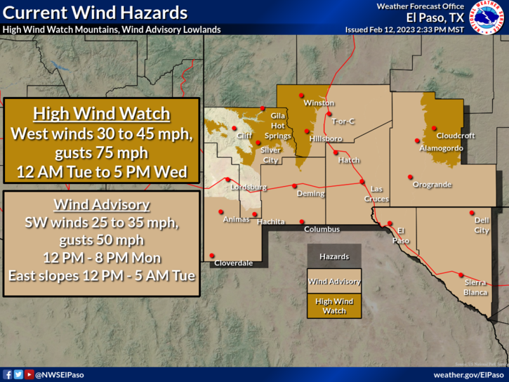 NWS El Paso on Twitter "Here is our current forecast for the