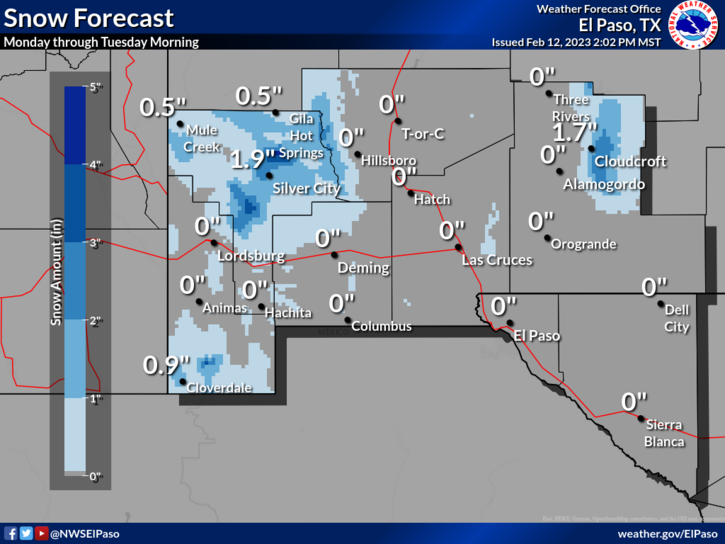NWS El Paso on Twitter "Here is our current forecast for the