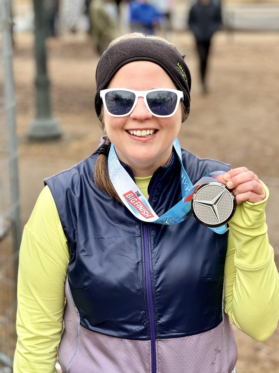 Said farewell to one of my favorite race weekends by running a 1/2 marathon this morning. Thanks for all the runs, Mercedes-Benz marathon weekend!