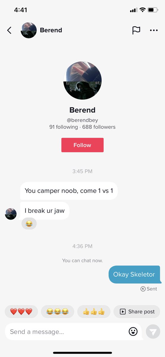 Camping 1v1? We both going AWOL