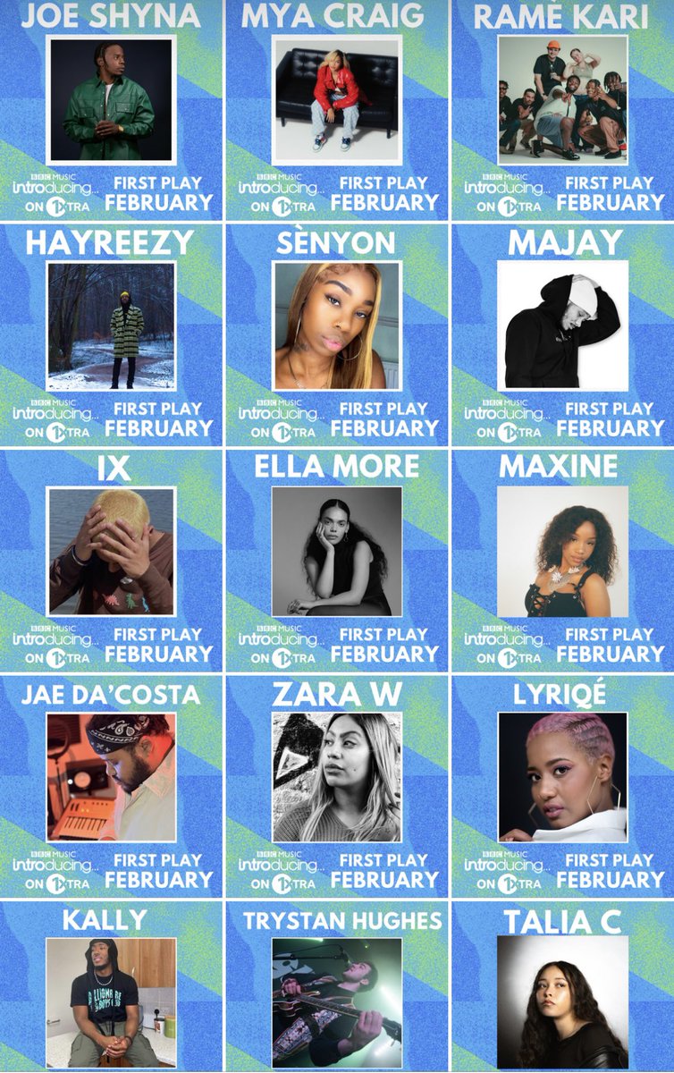 MissDJKC's tweet photo. 📻Tune in Now to @bbcintroducing on @1xtra To Hear🔥New Music For Our #FirstPlayFebruary Feature with @joeshyna @myacraigg @Hayreezy @DaRlSuperSenyon @MajayBayBay @ellamore @OfficialLyriqe @ZaraWMusic &amp; More with @T1Official Listen On @BBCSounds 🔈🎶 https://t.co/gOW2xi9LOK