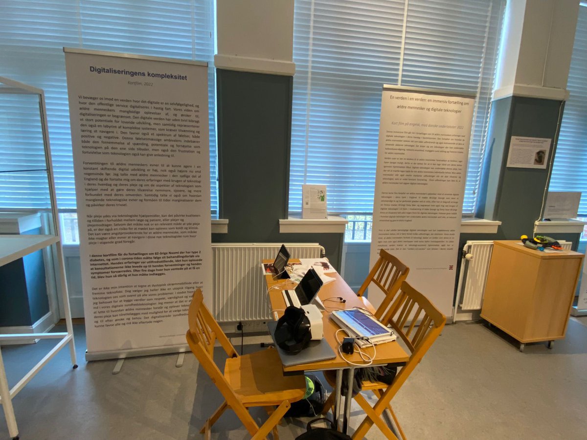 InnovateDignity's tweet photo. Pictures frm the exhibition of ‘When we get old’ at Kolding, Denmark. The exhibition will continue till 31.03.23 at the Danish Museum of Nursing History in Kolding, Denmark. @AarhusUni @PhD_Brighton @MSCActions @MSCANetwork @uniofbrighton @SSTSundhed @theRCN https://t.co/6joePPVd30