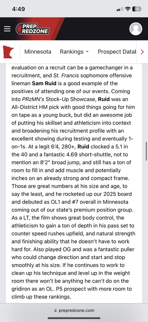 Thanks for the write up! <a href="/OJW_Scouting/">PrepRedzone Oliver</a>