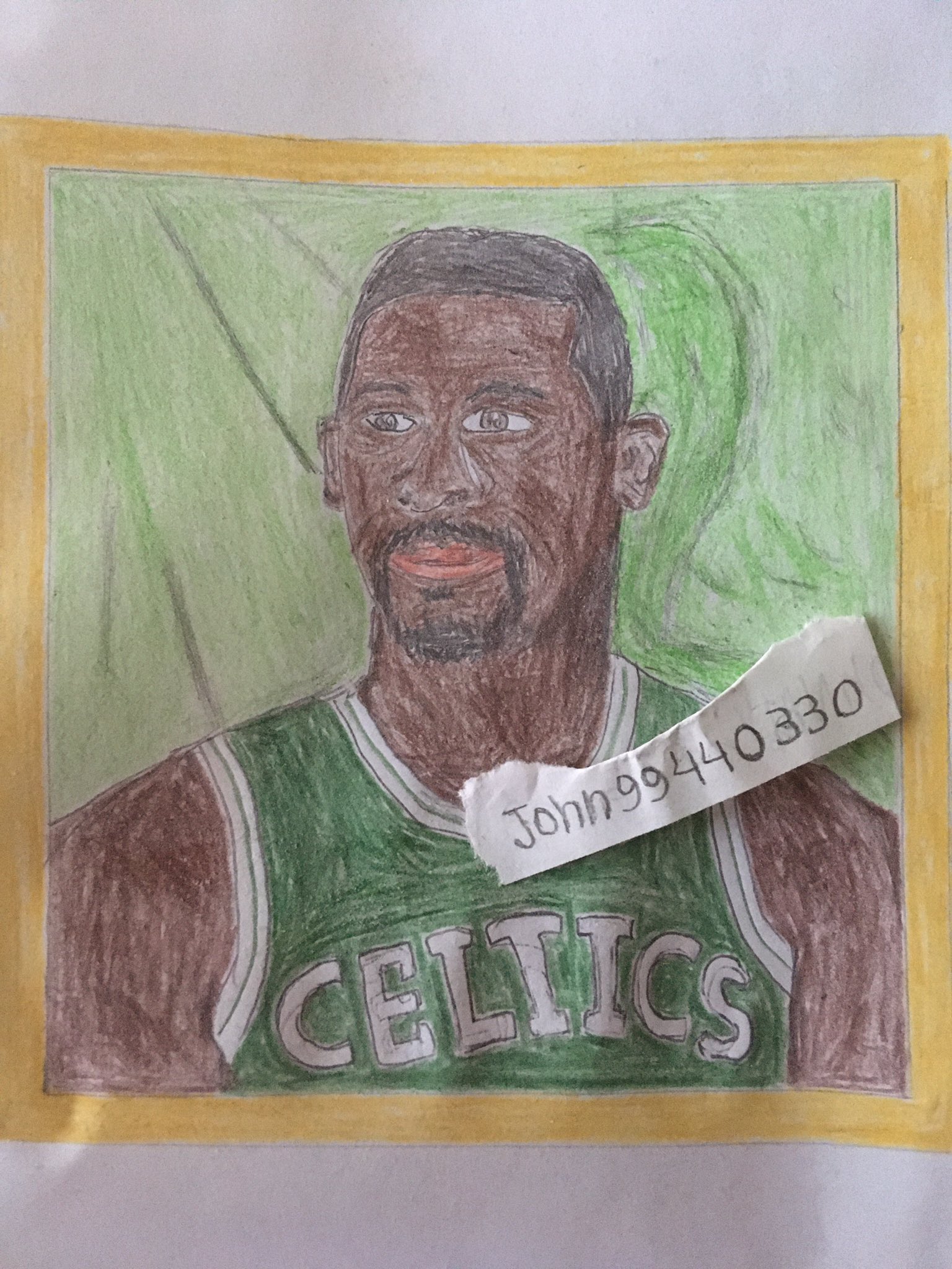 Happy 89th Birthday Bill Russell  old drawing  from 3 years ago. 