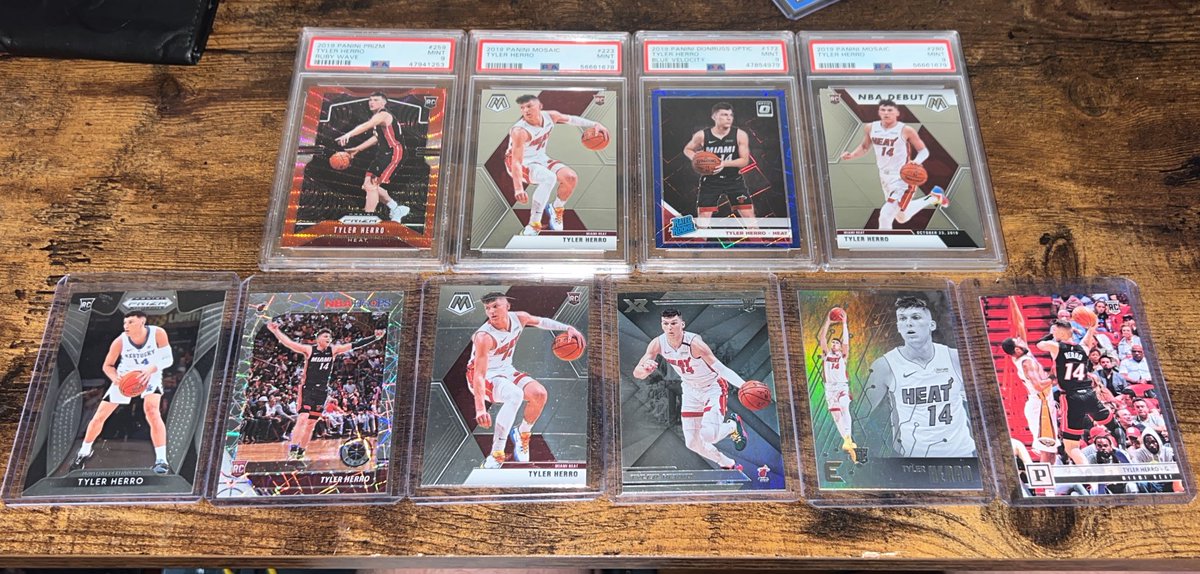 SW Trading Cards on Twitter "Tyler Herro RC lot / 4 PSA 9s 65 / ask
