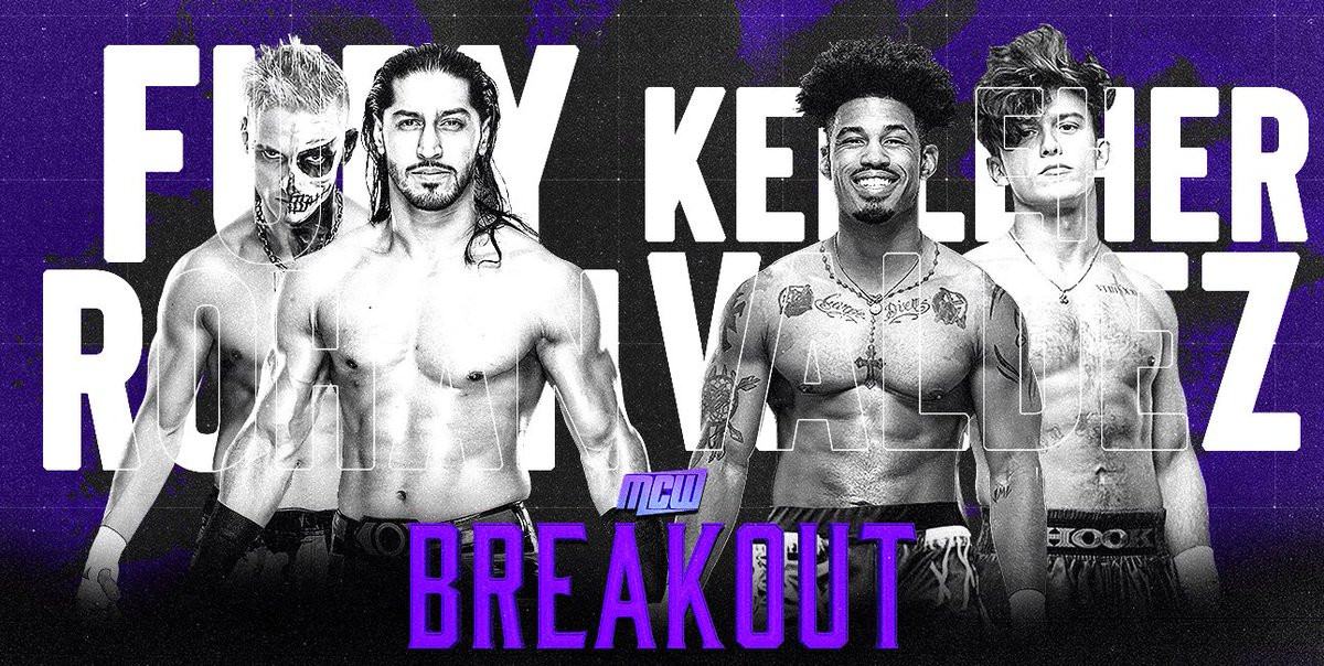 MCWDetroit's tweet photo. Go Home week for BREAKOUT! as four of the five challengers to become the inaugural BREAKOUT! World Champion square off in tag team action! @__MKUltra_ &amp; @ROHANWALKS vs @AceValdezMCW &amp; @NateKelleher_ with @BrandchiseMCW as special commentator! 

PLUS MORE!

https://t.co/G5BIVbwrh7 https://t.co/2paQYZuK8w