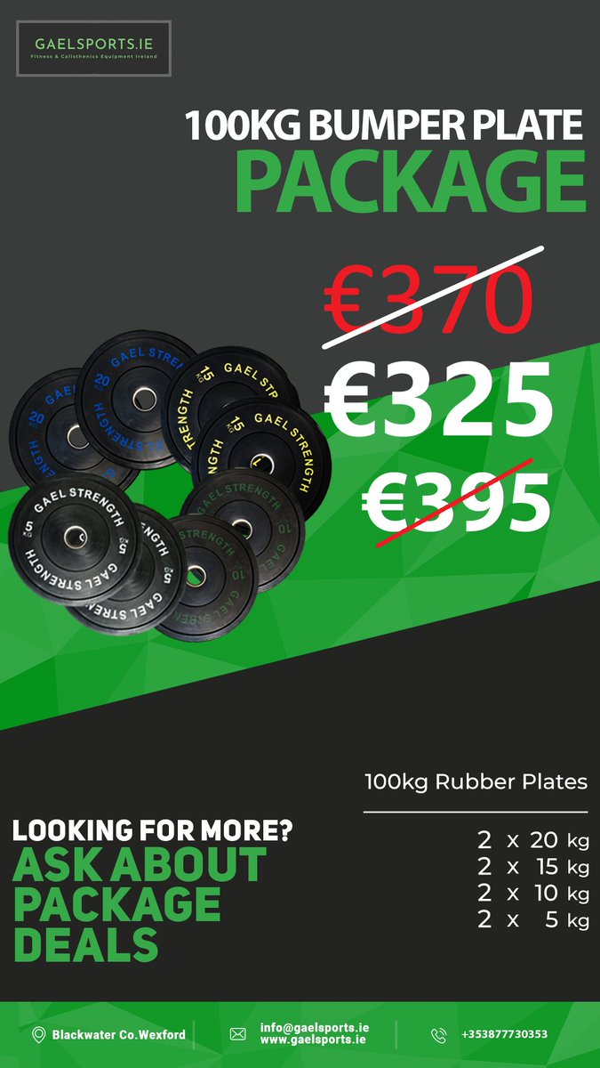 GAELSPORTSie's tweet photo. CLEARANCE SALES 💪

We're making way for new stock so you will not get a better opportunity to get top quality gym equipment.

Order through our website or contact us directly. Prices include nationwide shipping https://t.co/rmbANSZplY