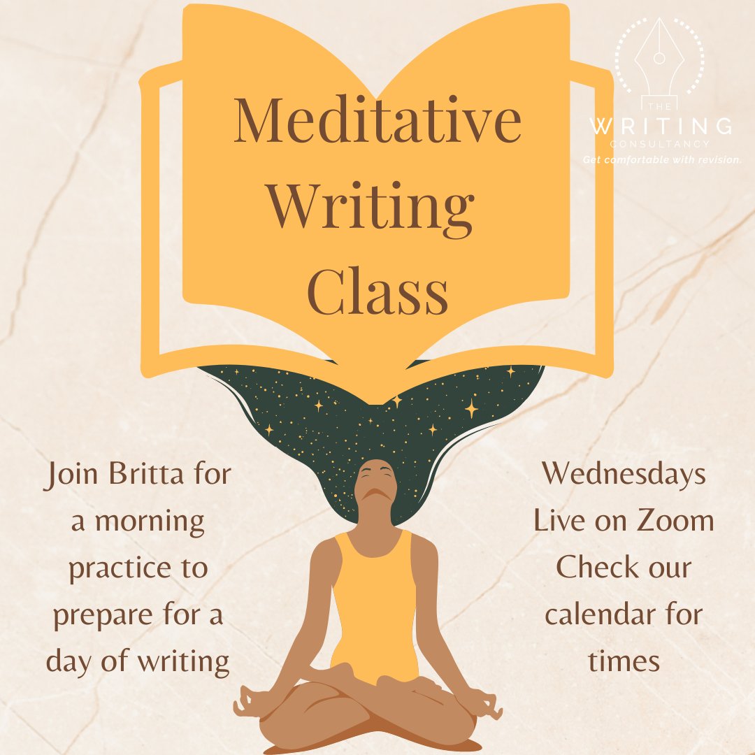 Are you looking for a way to recommit to your writing and open the flow of your creativity? Join us for a morning Meditative Writing class! Classes will be lead by our head editor, Britta Jensen. 

Click here for our full calendar and to register: app.arketa.co/welovewriting