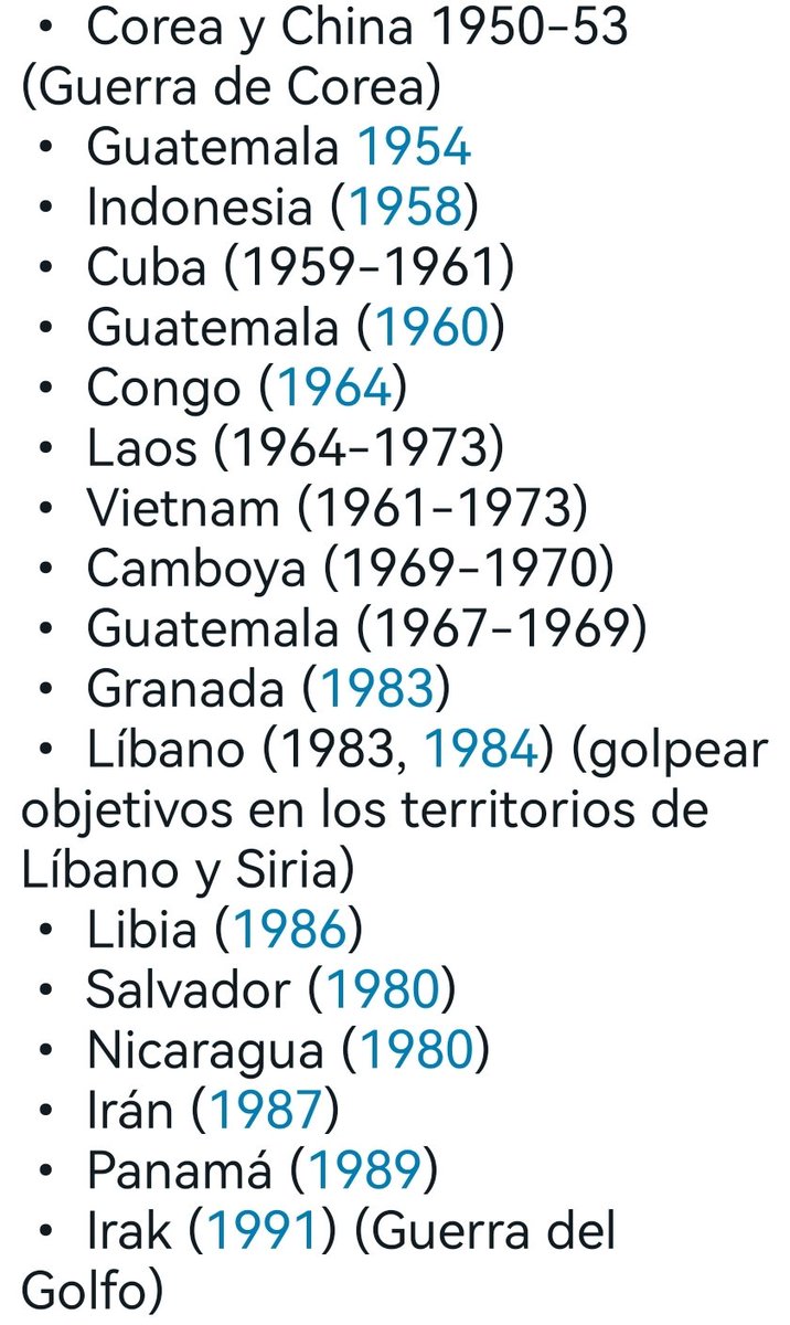 Hugo_Gutierrez_'s tweet photo. Lista de Estados que fueron bombardeados por EEUU después de la Segunda Guerra Mundial

Nunca más olvidar quién es la verdadera amenaza para el mundo

¿Hubo sanciones contra EEUU al menos una vez?
Solo impunidad para el criminal y terrorista imperio norteamericano https://t.co/brcuBmrhVt