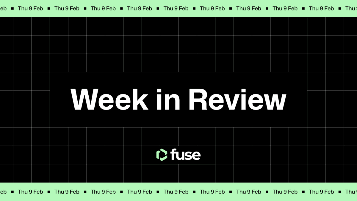 Fuse_network's tweet photo. During this week at Fuse:

⚡️ Fuse 2.0 whitepaper &amp; rebrand launch
⚡️ Fuse team joined the #BB23 panel at #ETHTLV
⚡️ New @PancakeSwap $FUSE - $WETH LP pool
⚡️ Post-launch Fuse 2.0 QA AMA w/ CEO @smargon
⚡️ Fuse 2.0 launch competition announced

🧵Week in review: https://t.co/qJtvKiP2fB