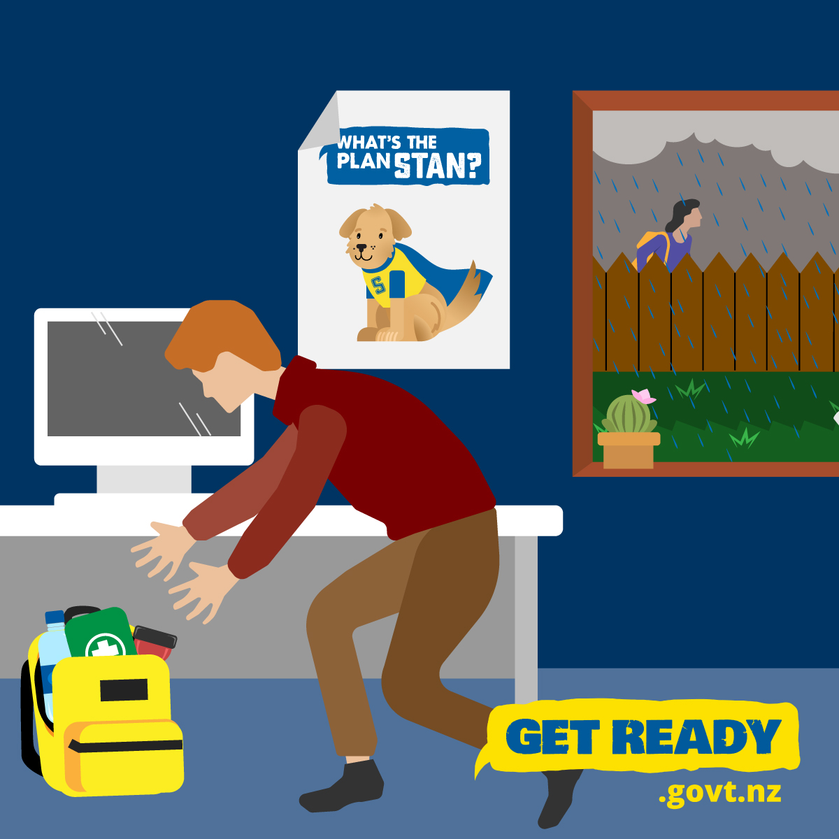 1/4 With even more rain on the way for much of the North Island, now is the time to make sure you’re prepared. You may need to evacuate in hurry, so make sure you and your family know where your meeting place is and how you’ll get there.