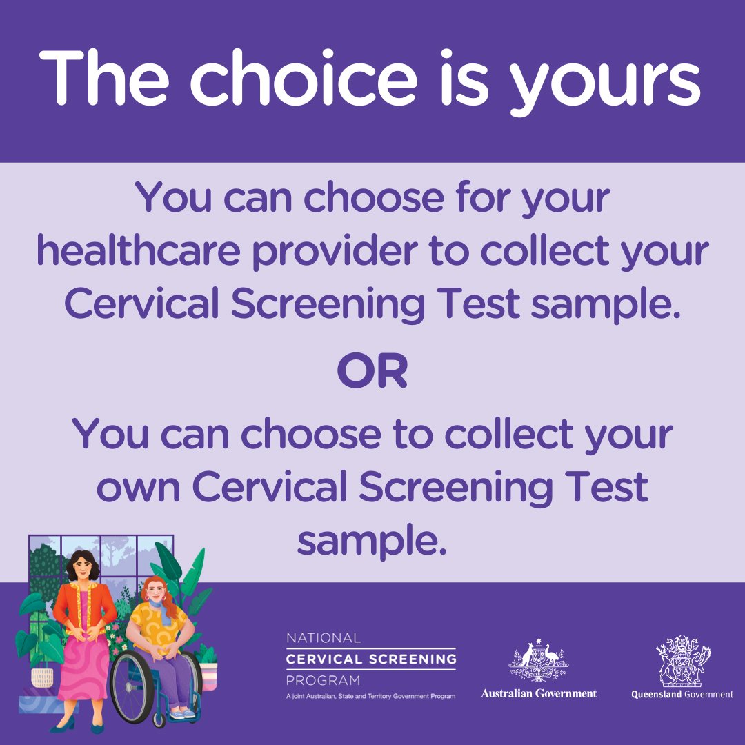 Everyone due for a Cervical Screening Test can now self-collect or have a sample taken by a GP or other healthcare provider. Social media assets are available to download and use in your practice. View the assets here: ow.ly/qLOP50ME5Mi