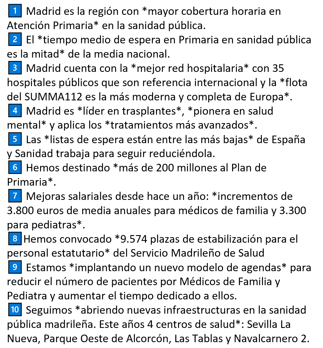madrid_ame's tweet photo. El Gobierno de @IdiazAyuso, tras la monumental manifestación en defensa de la sanidad pública madrileña de hoy, ha decidido dar un salto hacia a delante con el siguiente argumentario falaz sobre su gestión sanitaria regional. Procedemos a desmontar sus bulos⬇️ https://t.co/3uDgcUoryw