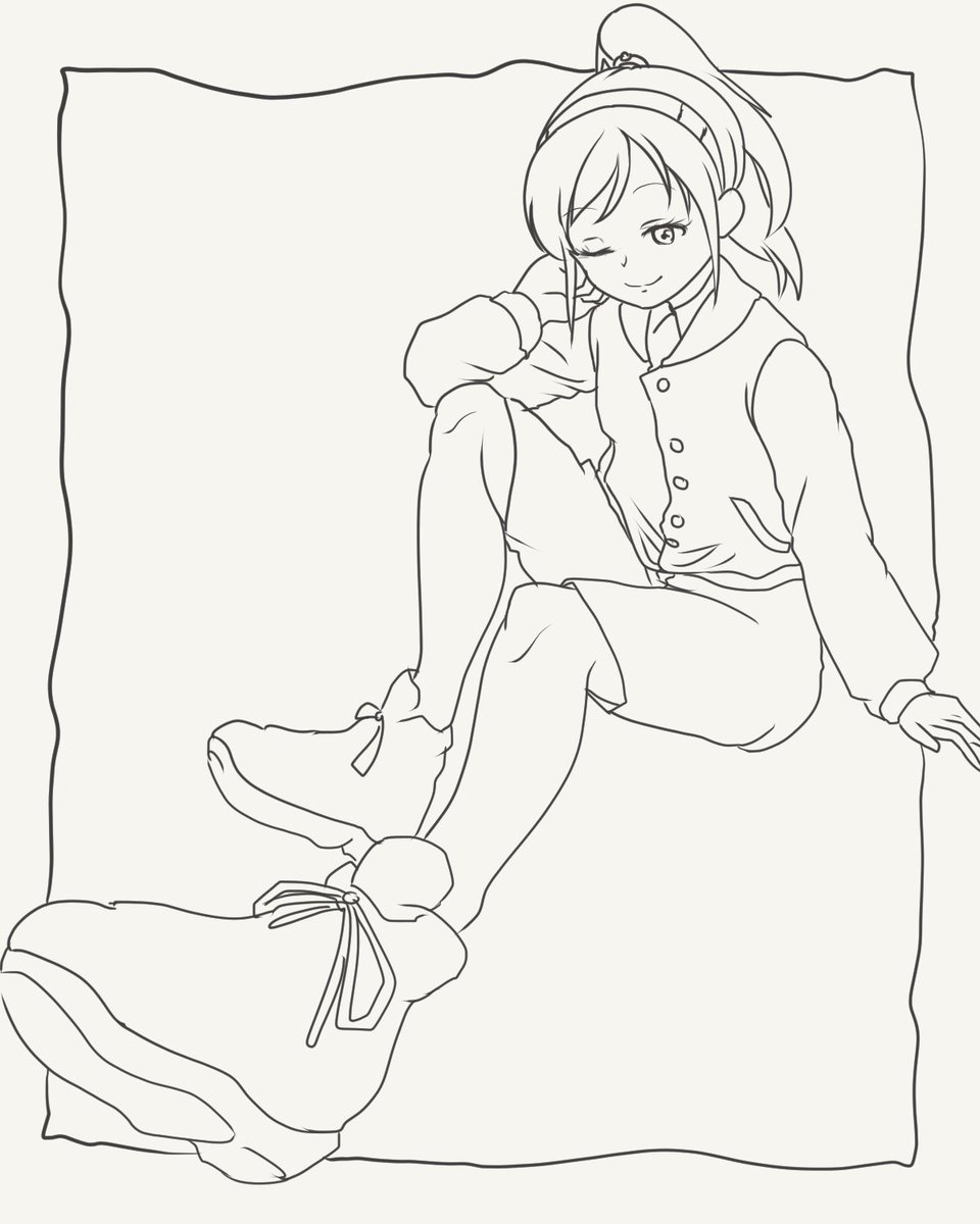 朝落書き
冬むっこの新しい靴記念
ポーズ決めてたら30分じゃここが限界 