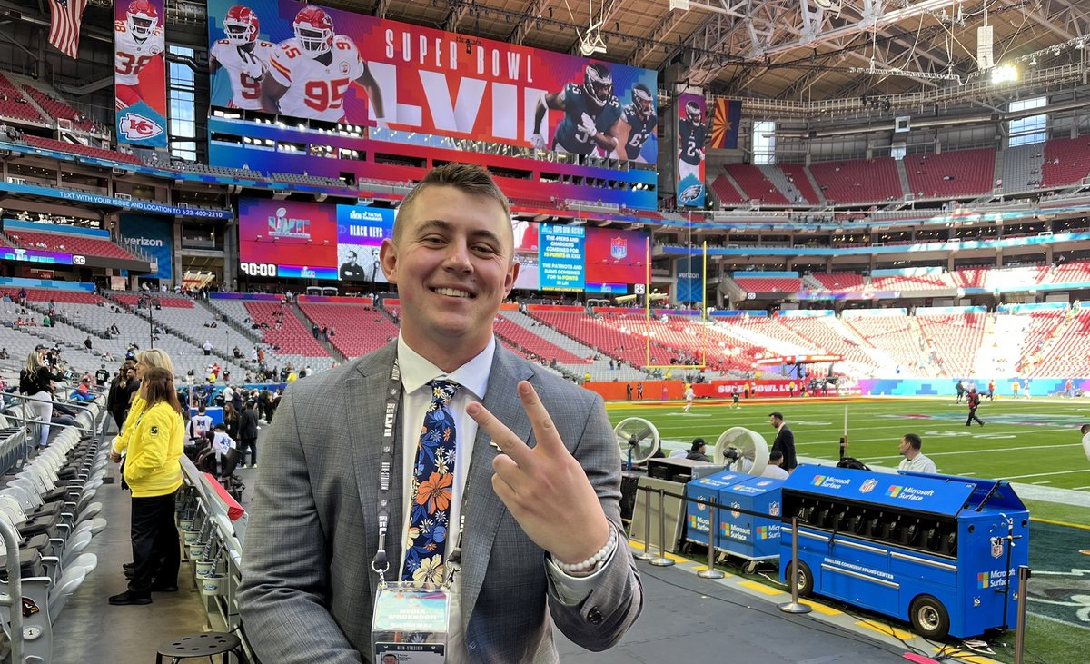 KWCHTejay's tweet photo. Super Bowl LVII coverage coming your way. Blessed!

We will have all kinds of post game coverage tonight on @KWCH12! https://t.co/KTtLJTTXzL