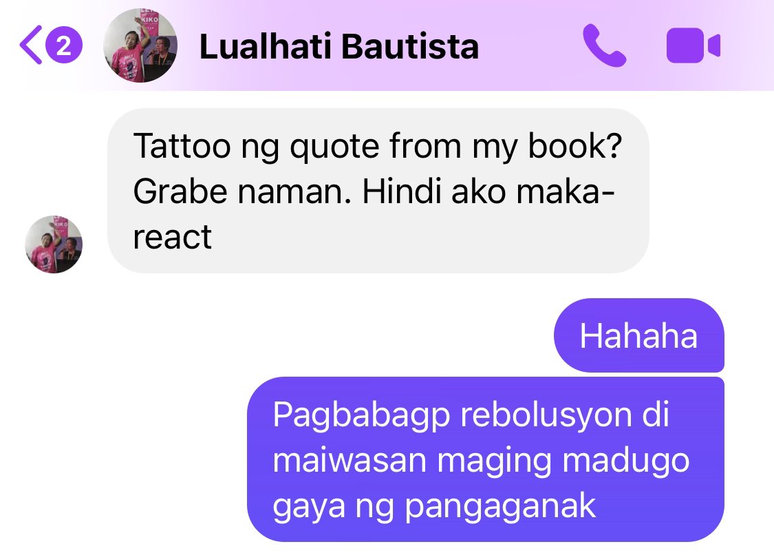“Pagbabago, rebolusyon di maiwasan maging madugo gaya ng pangaganak” - Lualhati Bautista
Rest in power Lualhati Bautista, your words, your books changed my thinking and my life..
#LualhatiBautista #artist #activist #writer #dekada70