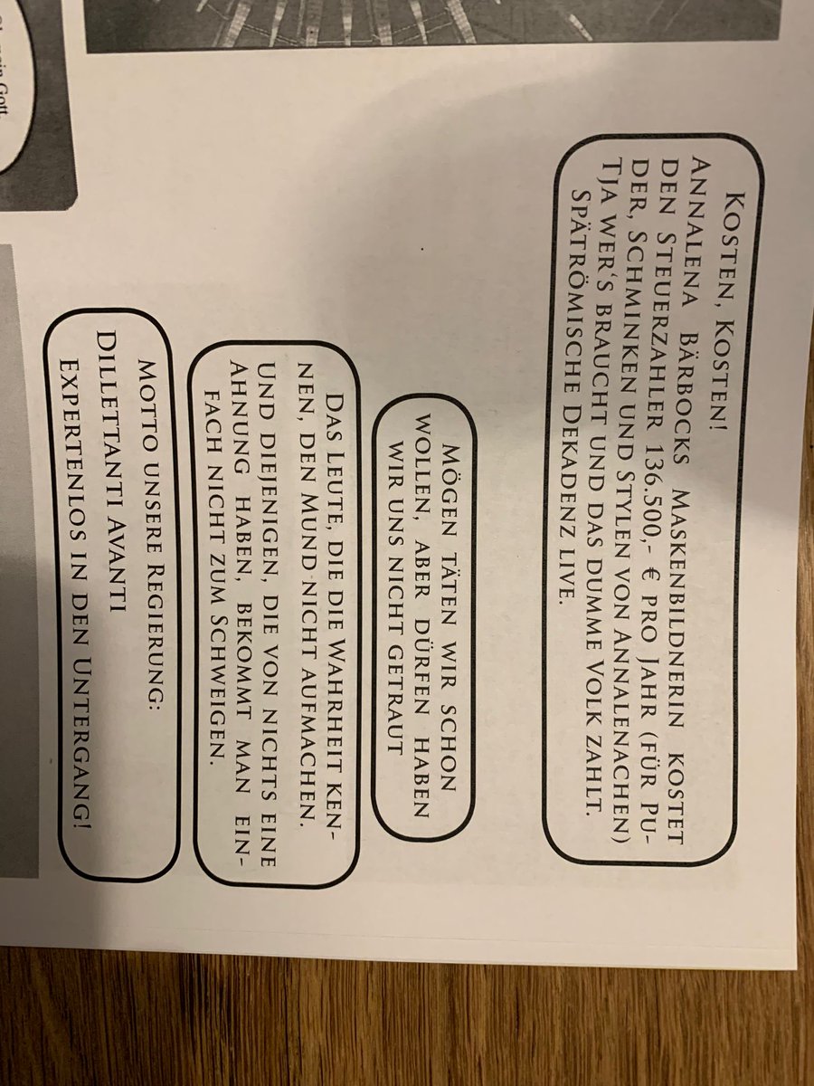 Youth_Resists's tweet photo. [CW: Shoa Relativierung, Sexismus, Rassismus]

Da haben wir auch direkt wieder die nächste Shoa Relativierung gefunden. In einem "Fasnetsblättle" des "Narrenrats Ebringen" (weitere Infos unbekannt, wir nehmen Infos gerne auf ;) ) ist neben sexistischer Schwurbel-Kacke /1 https://t.co/hxkUVqEqnt