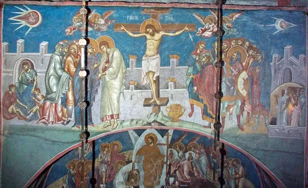 thought it would be fun to do a quick 🧵 on the appearance UFO's throughout time in classical art 🤍

'The Crucifixion of Christ, 1350'

more below 👇🏼