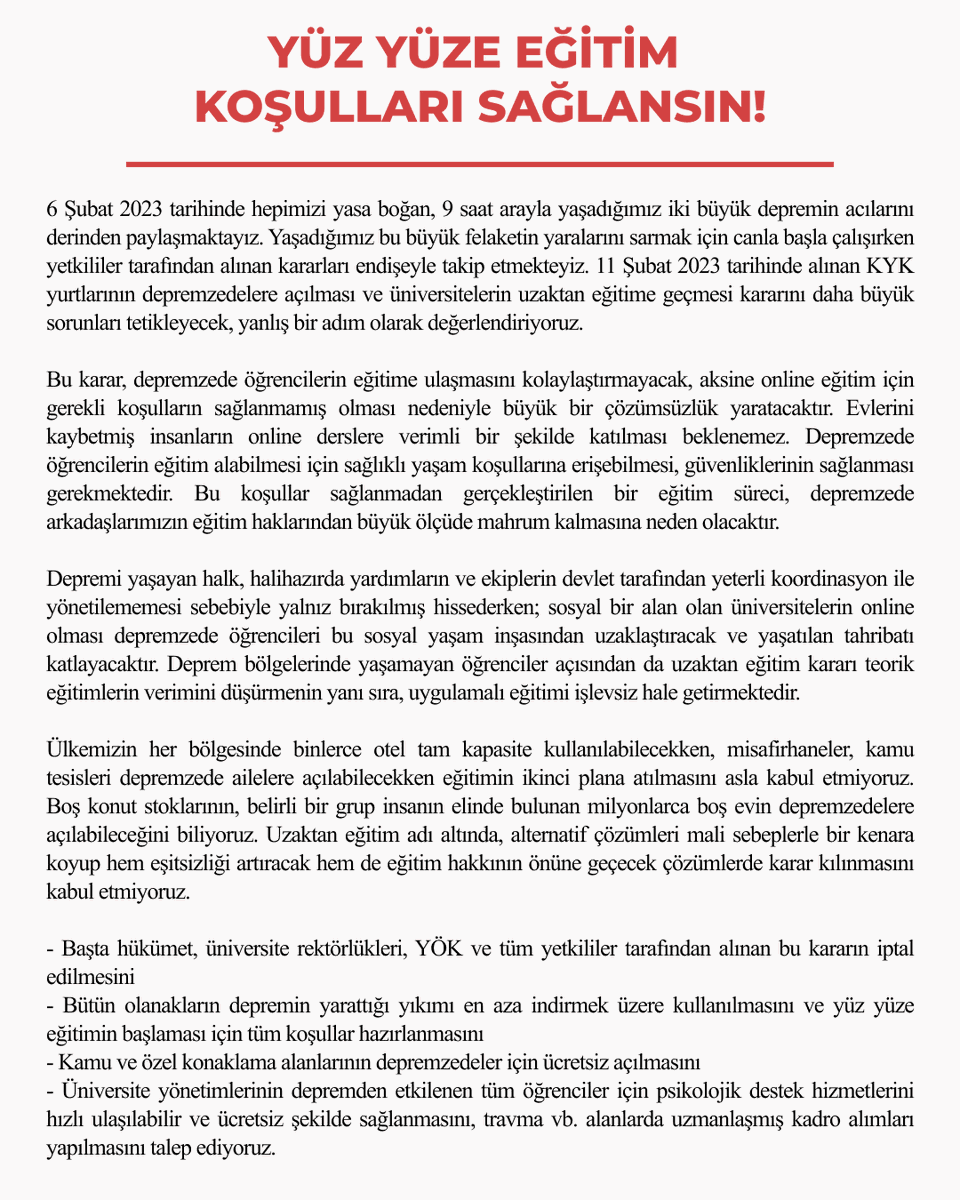KuirMarmara's tweet photo. Tüm üniversitelere ortak çağrımızdır!

*Çeşitli üniversitelerden imzacı olan bileşenleri görmek için düzenli olarak imzaların güncellendiği siteye aşağıdaki linkten ulaşabilirsiniz. #KYKÇözümDeğil #YurtlarÇözümDeğil 

https://t.co/EnA5ggsld5 https://t.co/v0Lx2fGEsj