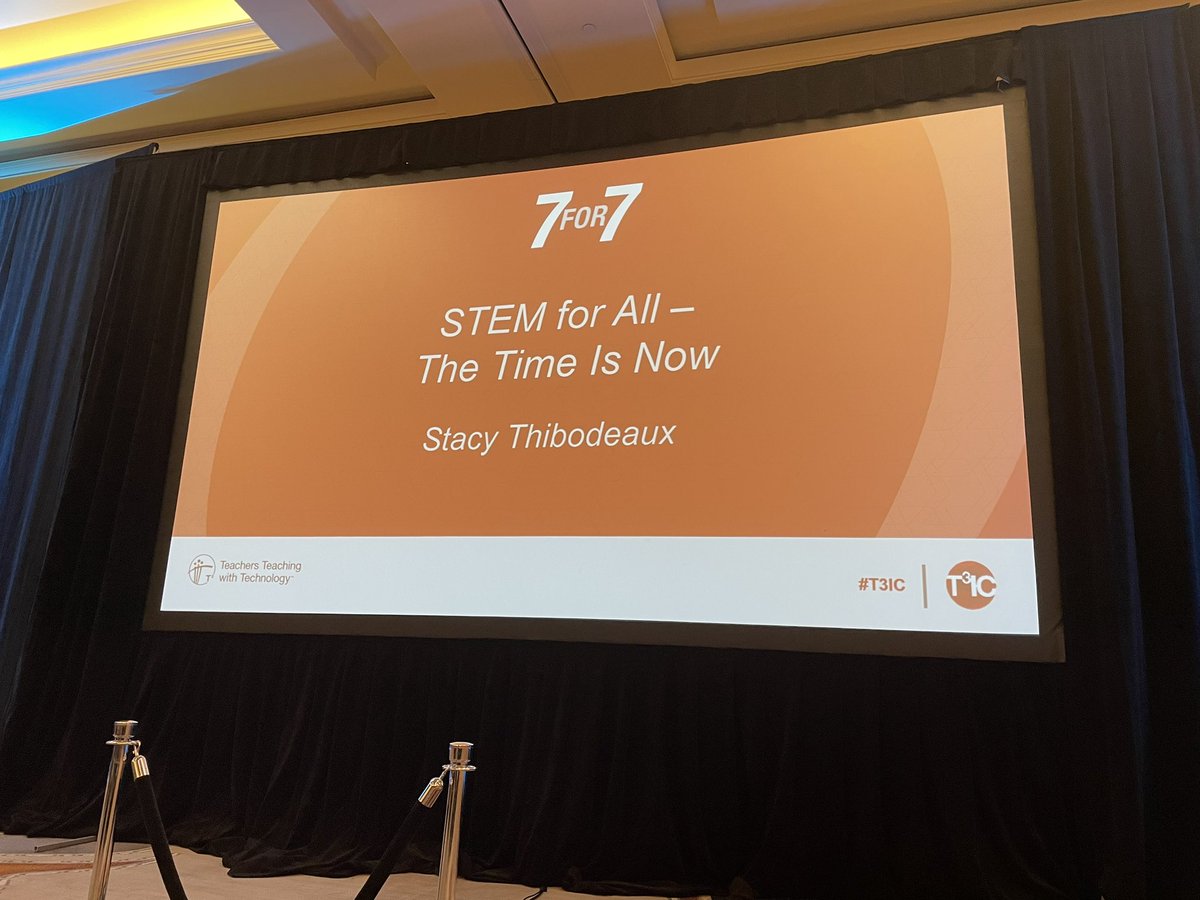 OhMrsBiscoe's tweet photo. #6 - STEM isn’t just for “Him”!! We need to encourage our young ladies to participate more in STEM. Also STEM shouldn’t be “taught”, it needs to be fully integrated with all classrooms. We can’t prepare students for the future if we don’t start STEM today. #T3IC https://t.co/O5q493lGvc