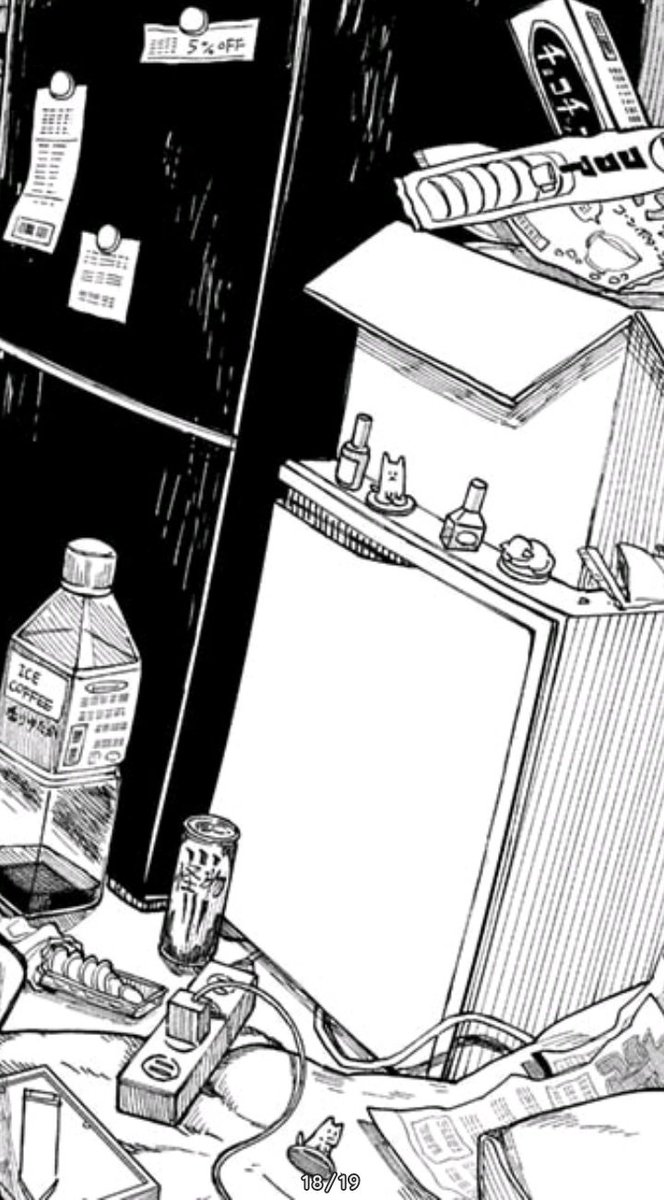 The little details 😭The single mother has one kitty probably from one happy meal or snack for her kid, meanwhile the wife has at least 4 in her room bc she keeps eating junk food. Also the coupons on the fridge, depression hitting hard. 