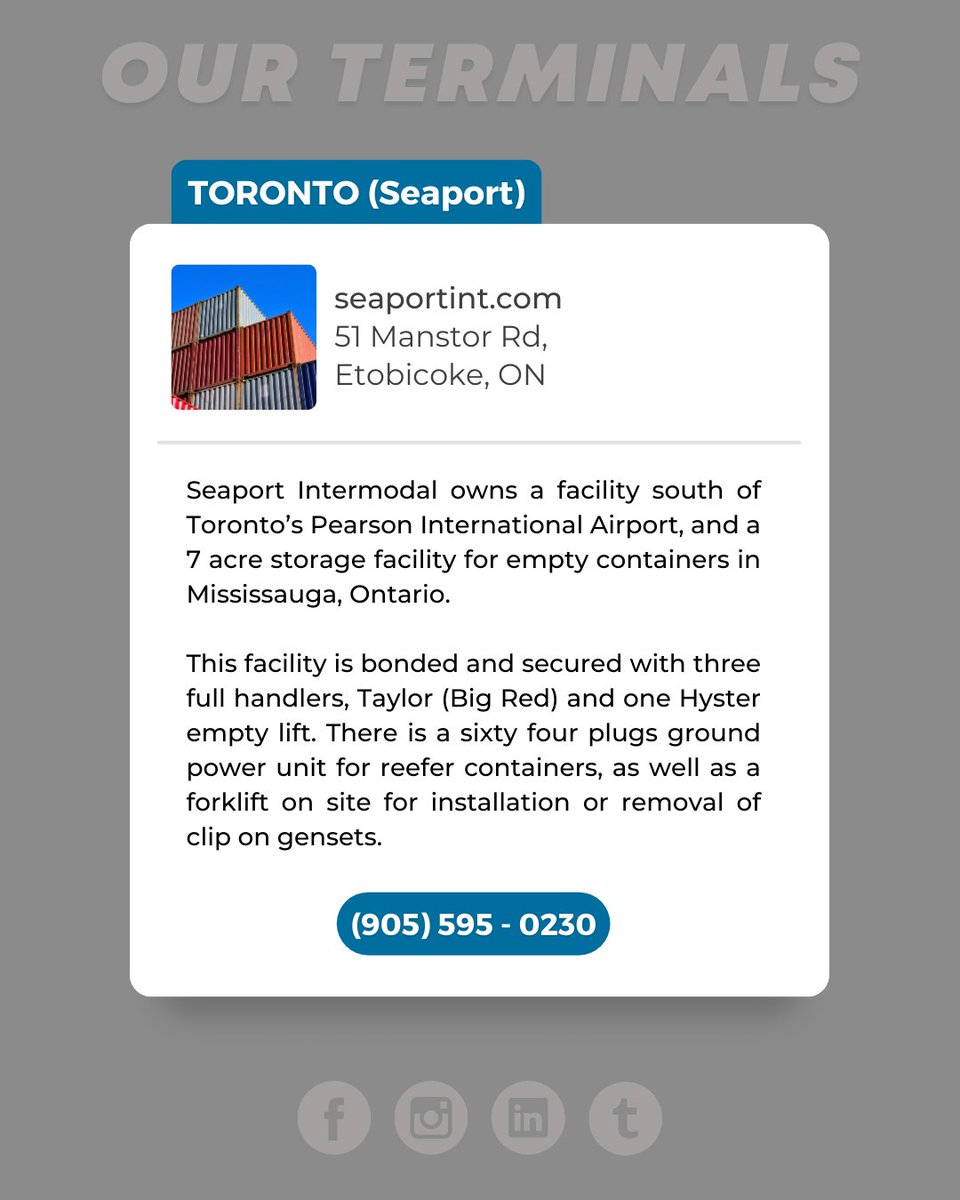 Seaport Intermodal (@Seaport_Int) / Posts / X