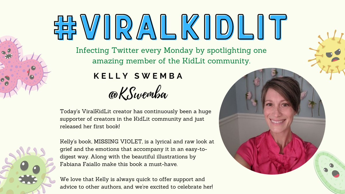 Happy #ViralKidLit Monday!

This is our first VKL post since last year, and we couldn't be spotlighting a more deserving creator. 

Please help me celebrate @KSwemba & her beautiful book, MISSING VIOLET, by retweeting this post!