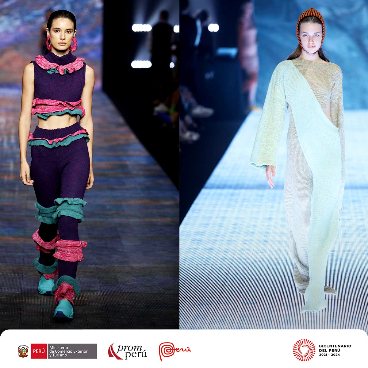 Promperu's tweet image. A través de la marca sectorial #AlpacaDelPerú 🇵🇪🦙 se presentó una colección de marcas nacionales en la feria #PittiFilati2023. Resaltando las características intrínsecas de la #modaperuana, como la sostenibilidad y diseño innovador.  👉 bit.ly/3HWIkBJ

#PROMPERÚ