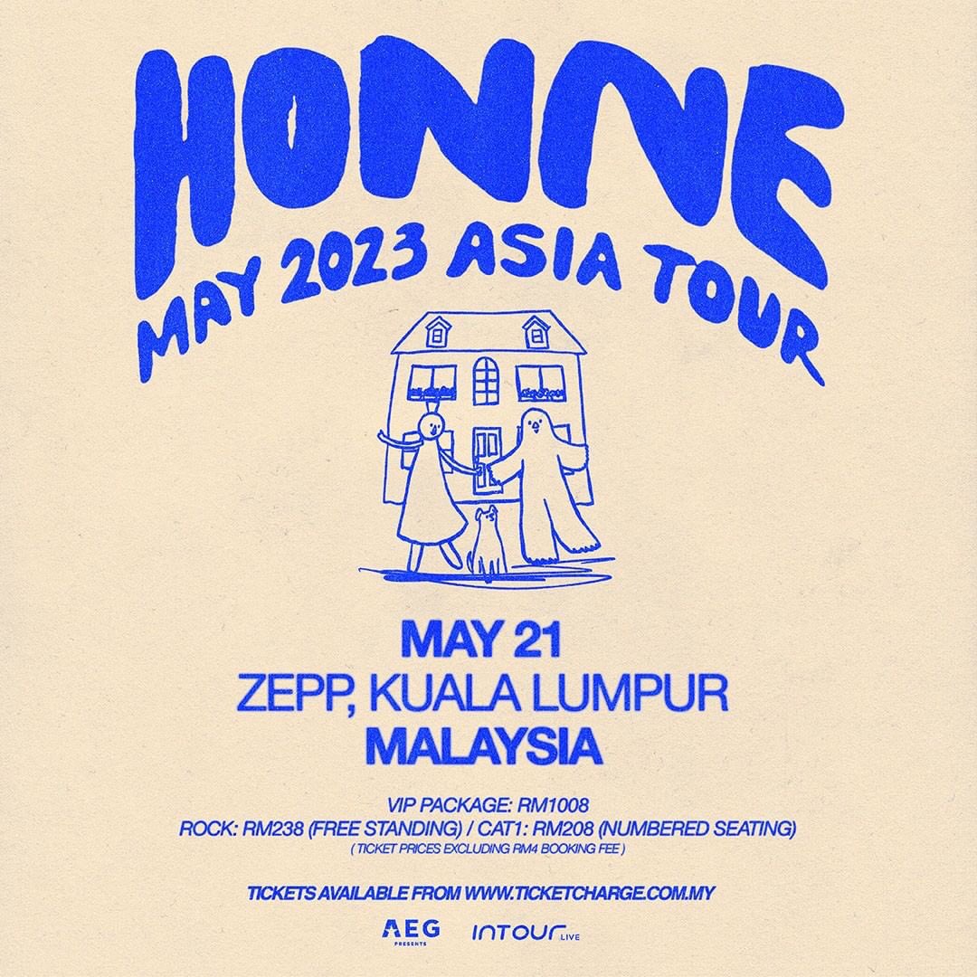 HONNE MAY 2023 ASIA TOUR - in Kuala Lumpur (Tickets)