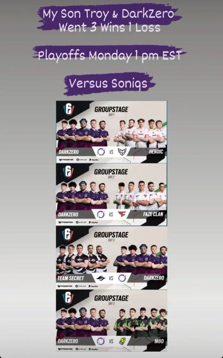 WJaroslawski's tweet image. Congratulations @DarkZero tbh far exceeded where thought you would be at this stage based on only being able to Practice &amp;amp; Scrim together!!

Have fun pressure on Teams Expected to Win. #GoingDark #DarkZero