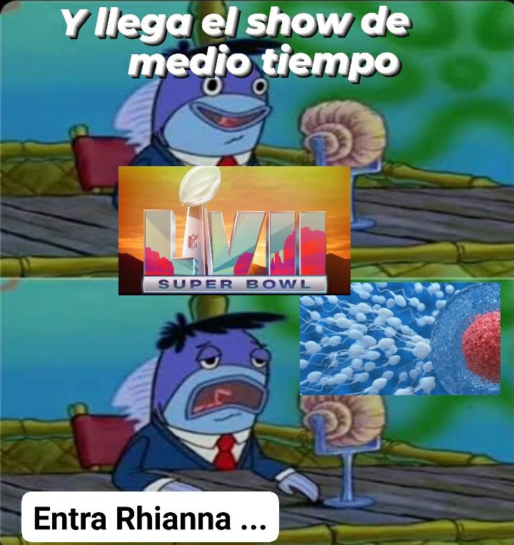 Lizbethrb_Mx's tweet photo. Y entra #Rhianna al medio tiempo ... y eso fue todo 😐. 

#RihannaSuperBowl #HalftimeShow #Embarazada #Riri https://t.co/7bRpZKZKl7