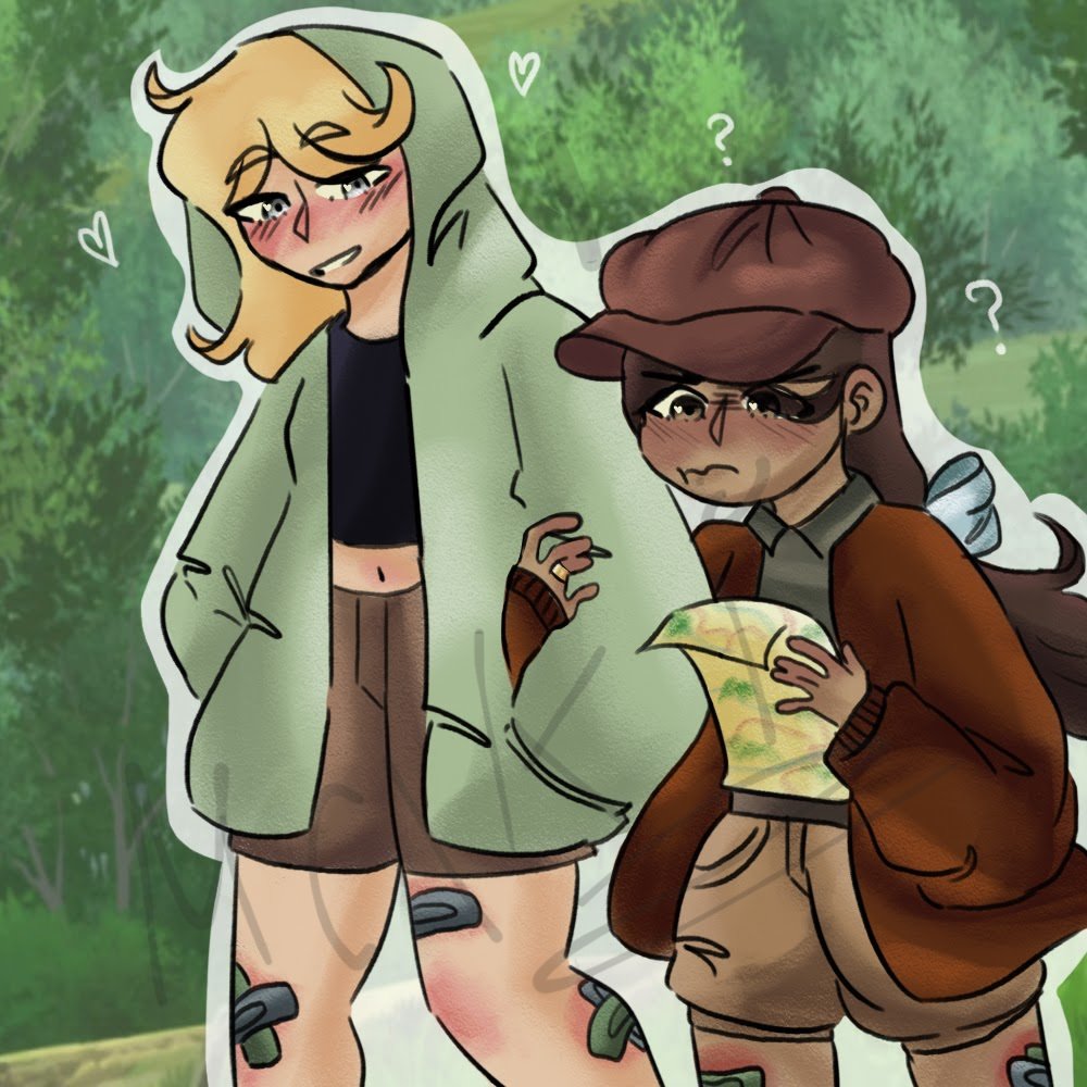 gianrodzz's tweet photo. @sirenit4_ No pierdo intentando xd
Es un oc mío ( el mío es la rubia ) y de una amiga ( la castaña ) , son gays . El primer dibujo es un wip mío y el segundo es un dibujo de mi amiga con los dos ocs .
( no roben please  ) . https://t.co/bdQ07zk4mX