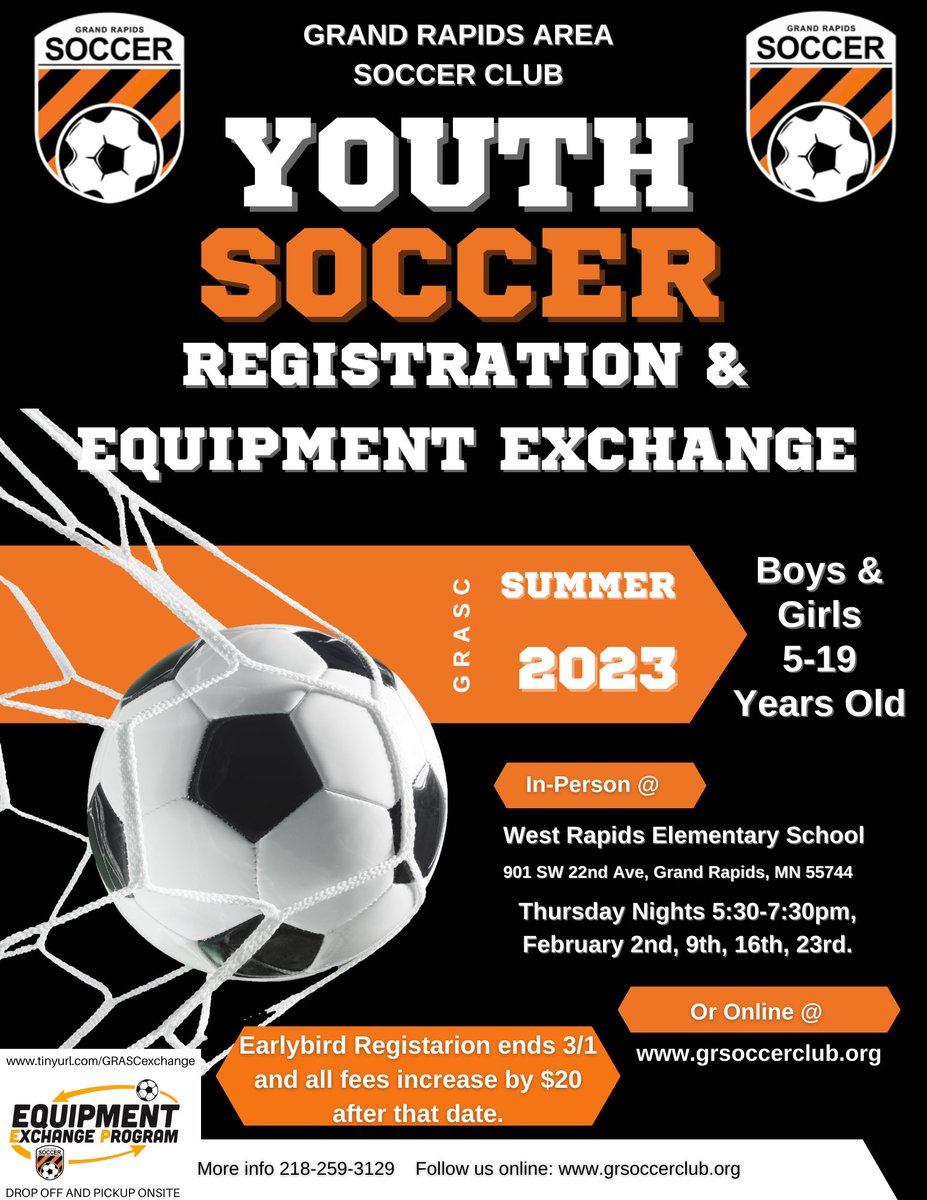 smartinson's tweet photo. @GRASCMN registration is open :-) #soccer https://t.co/KMkjvoFXku