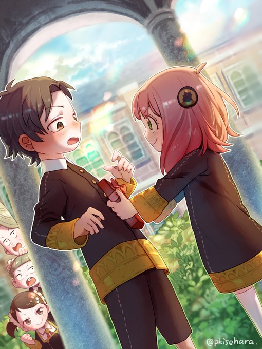 #ダミアニャ #damianya 「てづくりチョコ!ありがたく受けとれ、じなん」 