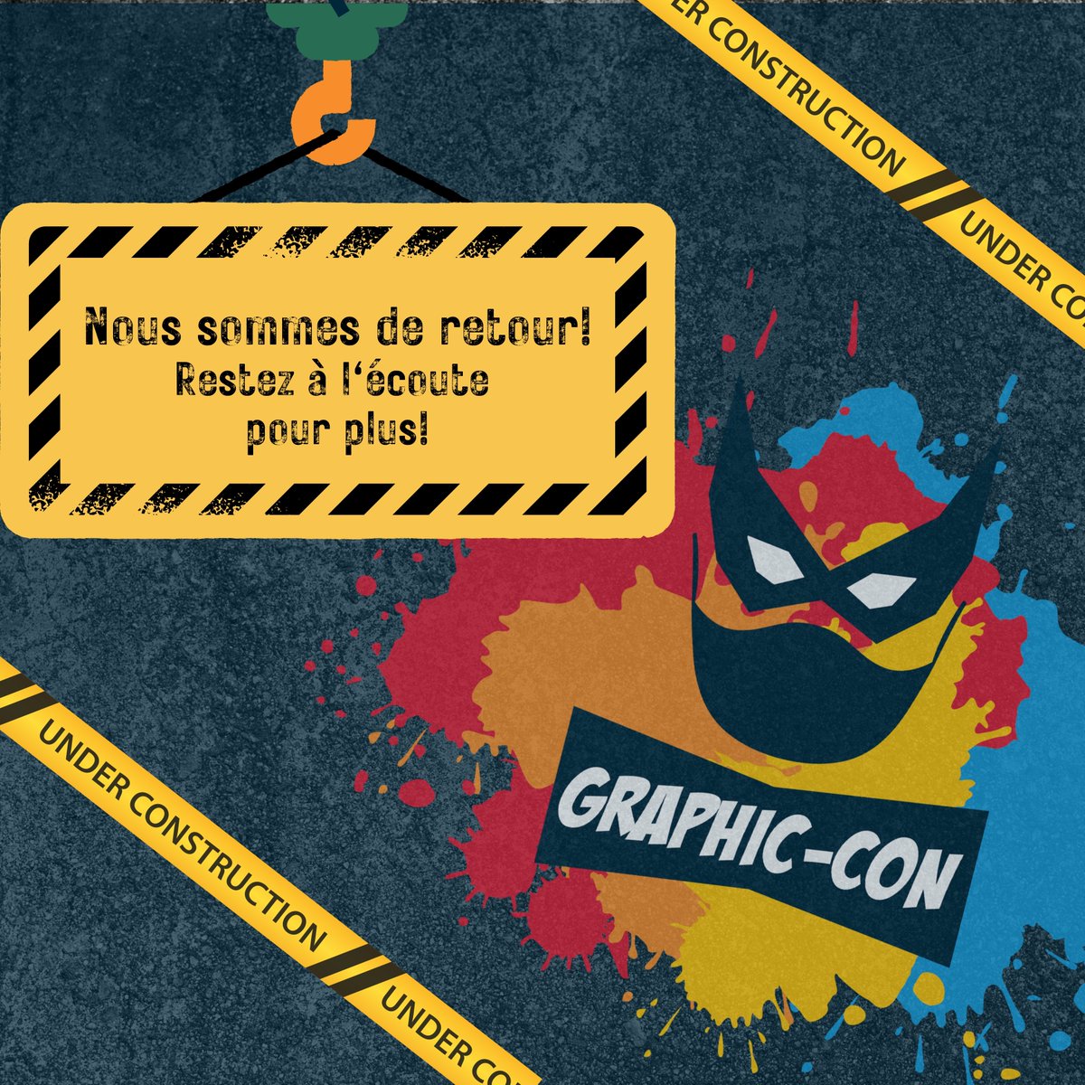 It's been a long three years...  We cannot wait to see you all again soon!

Cela a été trois longues années... Nous avons hâte de vous revoir tous bientôt !

#graphiccon2023 #northernontario #ontarionord #geekculture #anime #scifi #artistalley