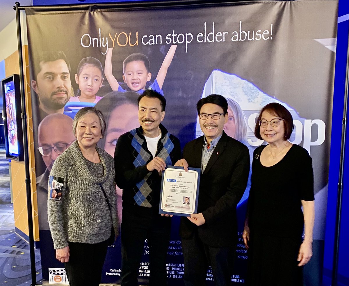 alanhomarkham's tweet photo. Congratulations to Angus Glen Older Adults Club for being awarded the New Horizons for Senior Program Grant to be able to produce a film “Stop It” by volunteers to raise public awareness of elder abuse.  The film was so well made by amateurs and volunteers.  Cheers! https://t.co/CvTXZ717tz