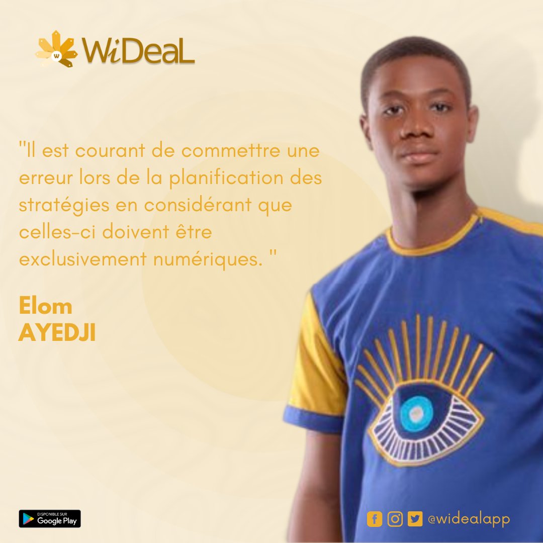 leTogoRT's tweet image. RT @Wideaal: &quot;Il est courant de commettre une erreur lors de la planification des stratégies en considérant que celles-ci doivent être exclusivement numériques. &quot; @elom_ayedji 

#marketingdigital #applicationmobile #Togo #annoncesgratuites #WiDeaL #widea…