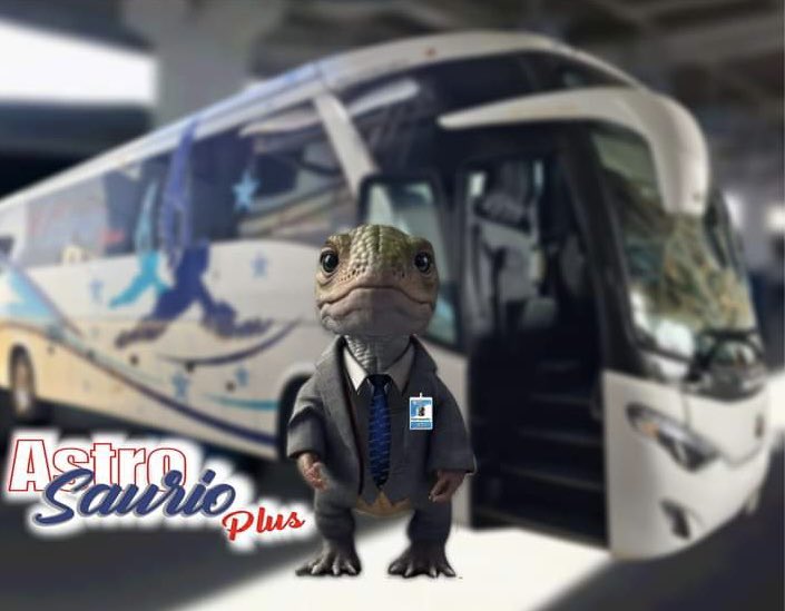 BusAstroPlus's tweet photo. ASTROSAURIOPLUS 🦖 Llegó para conectarte con los destinos más TOP  👨🏽‍💼🚍 nuestro operador de confianza 🎖️

#dinos #dinosaurios #dino #dinoprofesiones https://t.co/3zdbZu67Ev