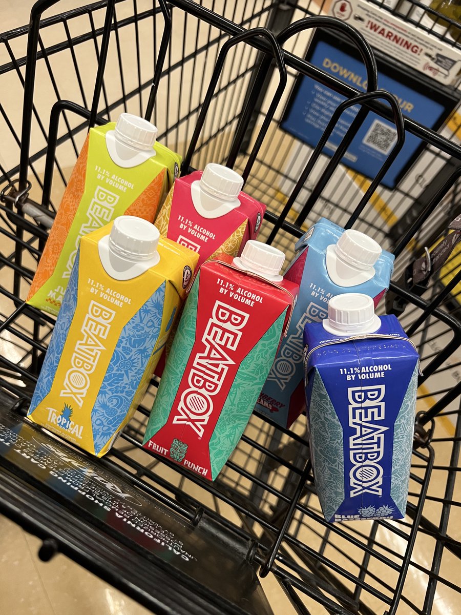 Stocked up on <a href="/BeatboxBevs/">BeatBox🧃</a> for the big game today! <a href="/RalphsGrocery/">Ralphs Grocery</a> #beatboxfam