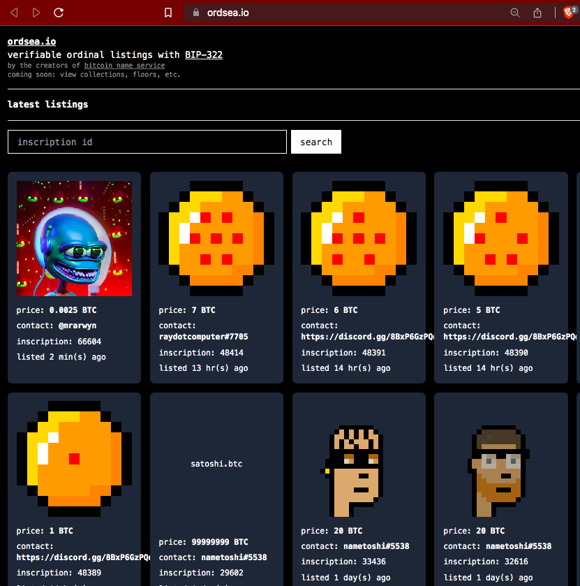 I know what I would buy... Probably nothing. Just Listing #ordinals on @ordseaio 

Are we doing it right? :) <a href="/PEPE8LIENS/">Pep8liens</a> <a href="/reinamora_137/">RΞINAMORA</a> <a href="/rodarmor/">Casey</a>