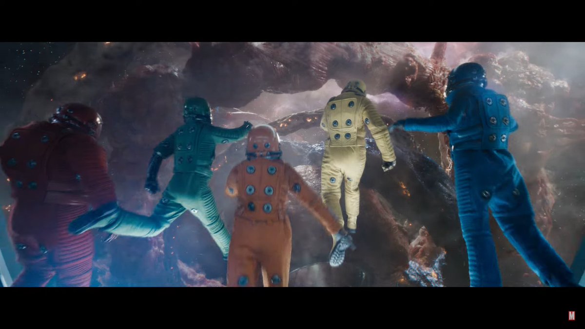 comicnerdalert's tweet photo. Have I been watching too much MST3K or was anyone else getting some strong "Moon Zero Two" vibes from the GotGv3 trailer? https://t.co/fMHpGROOe3
