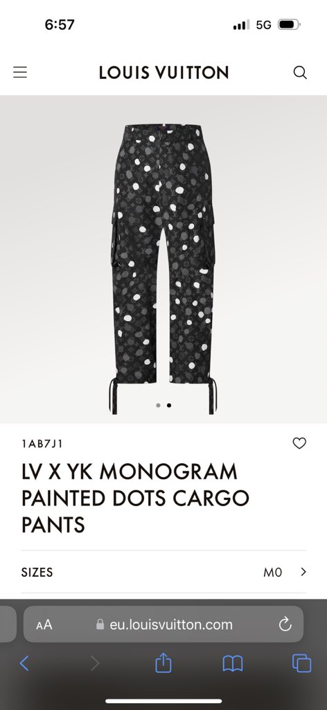 Louis Vuitton LV x YK Painted Dots Jeans